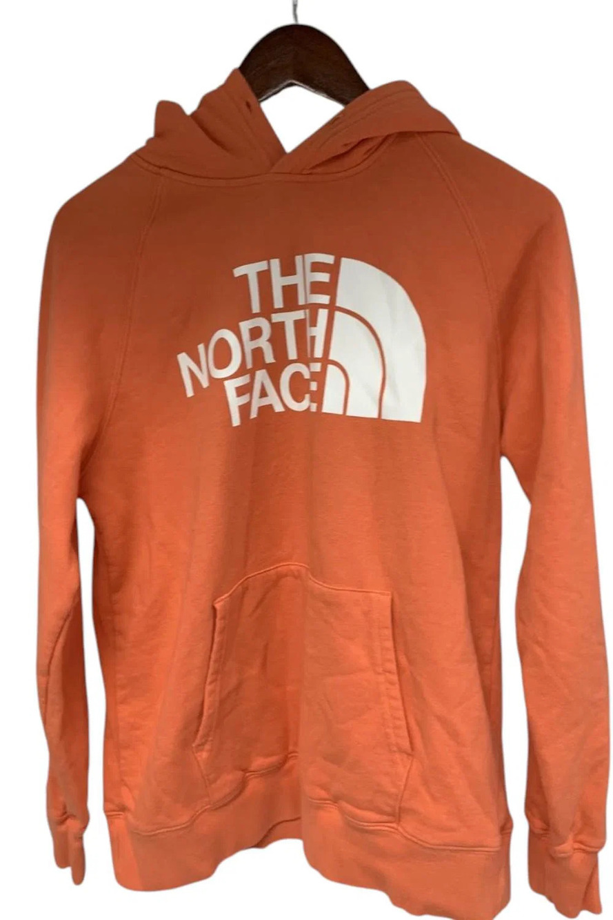 The North Face Women's Half Dome Pullover Hoodie Peach Orange - Regular